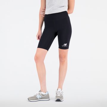 Pantaloneta New Balance Original Essentials Negro Para Mujer
