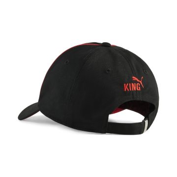 Alternative view of Gorra Puma Original Ac Milan King Cap Negro Rojo Para Hombre