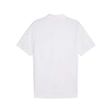 Alternative view of Camisa Tipo Polo Puma Ess Small Log Pique Blanco Hombre