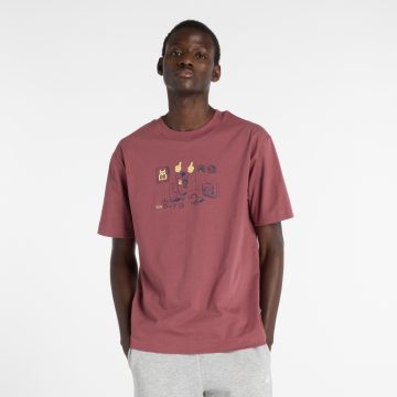 Tshirt New Balance Original Newbie Fan T-Shirt Rojo Hombre