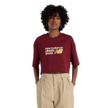 Camisa Deportiva New Balance Original Ath Premium Rojo Mujer