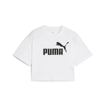 Camisa Deportiva Puma Original Ess Short Length Blanco Niños