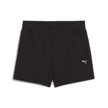 Pantaloneta Deportiva Puma Original Ess Mid-Rise Negro Mujer