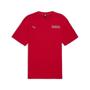 Camisa Deportiva Puma Original Ferrari Lifestyle Rojo Hombre
