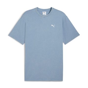 Camisa Deportiva Puma Original Ess Elevated Azul Para Hombre