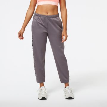 Pantalon Deportivo New Balance Original Znc0 Gris Para Mujer