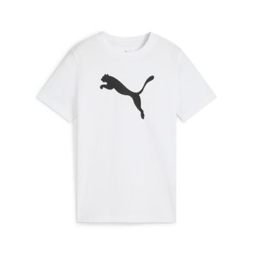 Camisa Deportiva Puma Original Ess Logo TB Blanco Para Niños