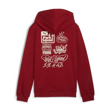 Alternative view of Hoodie Puma Original Ess+ Mid 90S Hoodie Tr B Rojo Para Nino