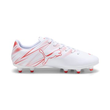 Tenis Deportivos Puma Originales Attacanto Fg/Ag Blanco Niño