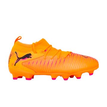 Guayos Puma Original Future 8 Match Fg/Ag Naranja Para Niños