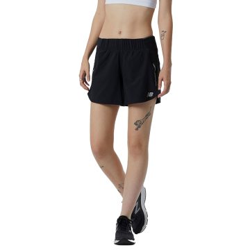 Pantalon New Balance Original Bk-Impact Run Negro Para Mujer