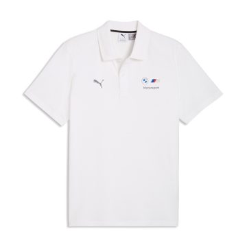 Camiseta Polo Deportiva Puma Bmw MmsEss Blanco Hombre