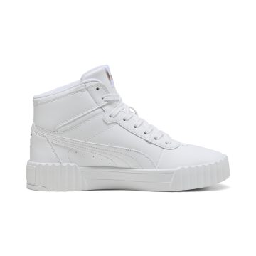 Tenis Deportivo Puma Original Carina 3 Mid Blanco Para Mujer