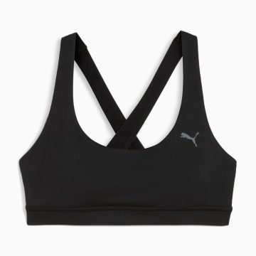 Top Deportivo Puma Original Cloudspun Mid W Negro Para Mujer