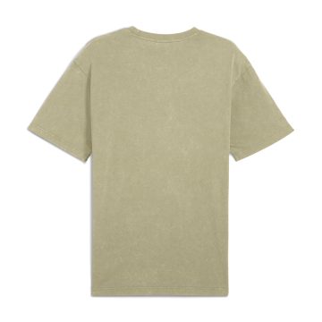 Alternative view of Camisa Deportiva Puma Ess Elevated Relaxed Wash Verde Hombre