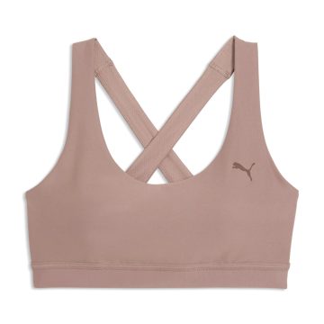 Top Deportivo Puma Original Cloudspun BraMid Café Para Mujer