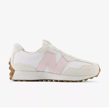 Tenis Deportivos New Balance 327 Bungee Lace Blanco Niño