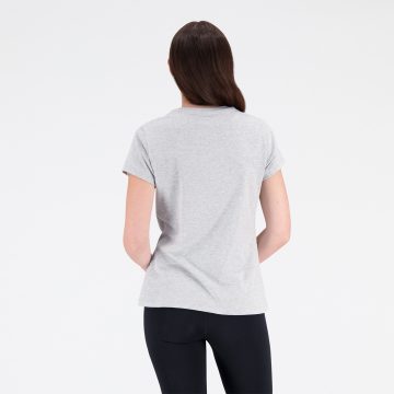 Alternative view of Camisa Deportiva New Balance Original Ess Stacked Gris Mujer