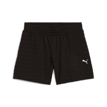 Pantaloneta Deportiva Puma Original Ess Elevated Negro Mujer