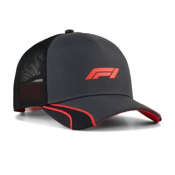 Gorra Deportiva Puma Original F1 Racing Trucker Negro Hombre