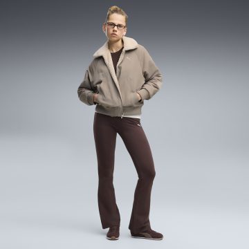 Leggings Deportivos Puma Original Ess High-Waist Café Mujer