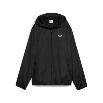 Chaqueta Deportiva Puma Regular Windbreaker Negro Para Mujer