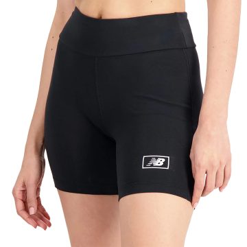 Pantaloneta New Balance Original Spandex Fitted Negro Mujer