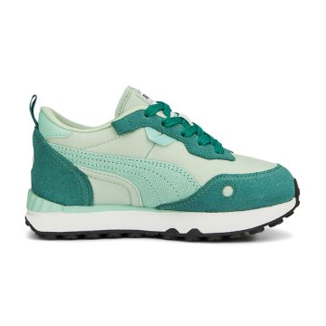 Tenis Deportivos Puma Originales Rider Fv Verde Para Niños