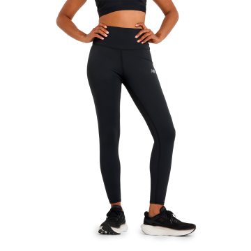 Leggings Deportivos New Balance Original Harmony Negro Mujer