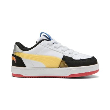Tenis Deportivo Puma Original Caven 2 Hot Wheel Blanco Niños