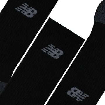 Alternative view of Medias Deportivas New Balance Original Crew 3-P Negro Unisex