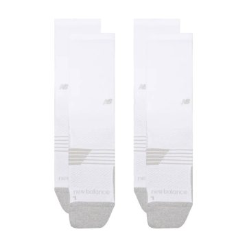 Medias Deportivas New Balance Original Crew 2P Blanco Unisex