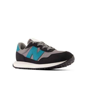 Alternative view of Tenis Deportivos New Balance Originales 237 Negro Para Niños