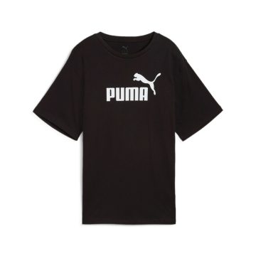 Camisa Deportiva Puma Ess No.1 Logo Relaxed Negro Mujer