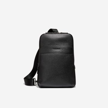 Bolso Deportivo Cole Haan Original Triboro Negro Para Hombre