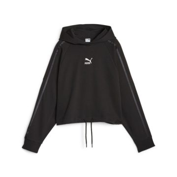 Buso Con Capucha Puma Original T7 Hoodie W Negro Para Mujer