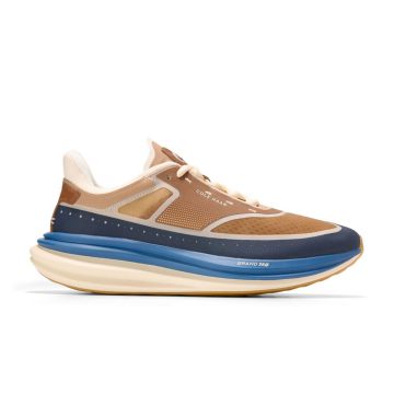 Tenis Deportivo ColeHaan Originalgrand Quadstar Beige Hombre