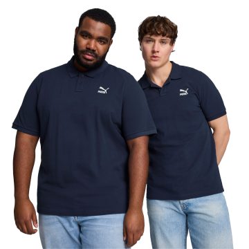 Camisa Polo Marca Puma Original Hombre Azul Estilo Clásico