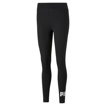 Leggings Puma Originales Essentials Logo W Negro Para Mujer