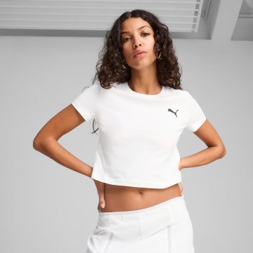 Camisa Deportiva Puma Original Wardrobe Blanco Para Mujer