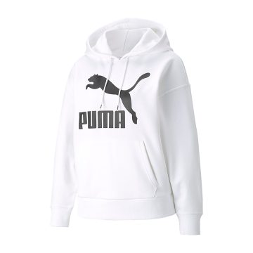 Busos Con Capucha Puma Originales Classics Logo Blanco Mujer