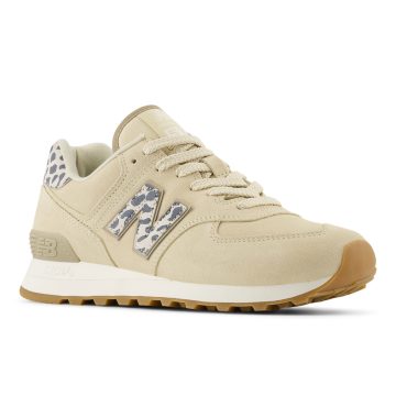 Tenis Deportivos New Balance Original 574 Beige  Mujer