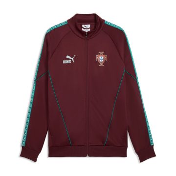 Chaqueta Deportiva Puma Fpf King Anthem Púrpura Para Hombres