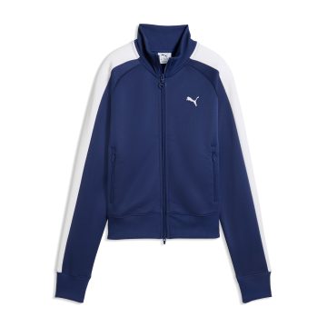 Chaqueta Deportivas Puma T7 Always On Short Track Azul Mujer