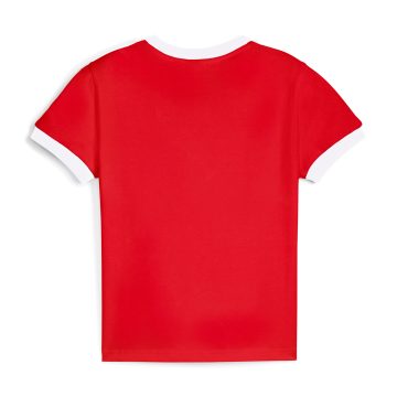 Alternative view of Camisa Deportiva Puma Original T7 Slim Tee W Rojo Para Mujer