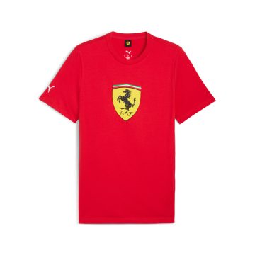 Camisa Deportiva Puma Original Ferrari Sw Shield Rojo Hombre