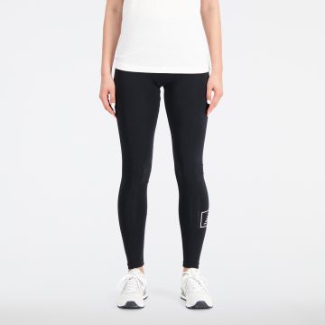 Pantalon Marca New Balance Original Essentials Negro Mujer