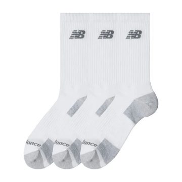 Medias Deportivas New Balance Original Crew 3P Blanco Unisex