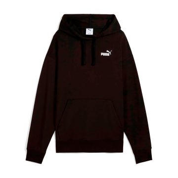 Hoodie Puma Original Ess No. 1 Logo Comfort Negro Mujer