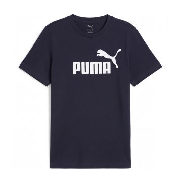 Tshirt Camisa Marca Puma Ess Logo Tee Original Azul Hombre